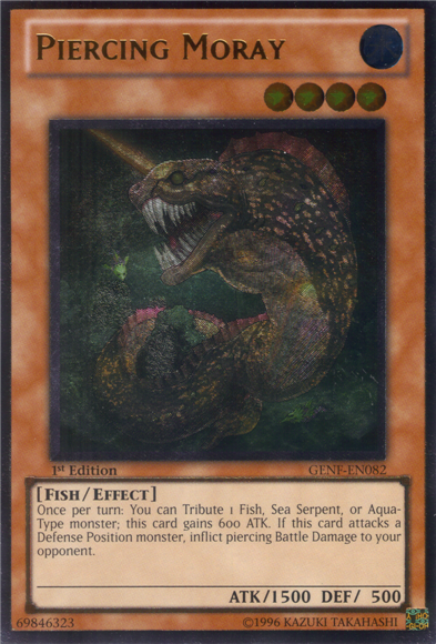 Piercing Moray (UTR) [GENF-EN082] Ultimate Rare | Jomio and Rueliete's Cards and Comics