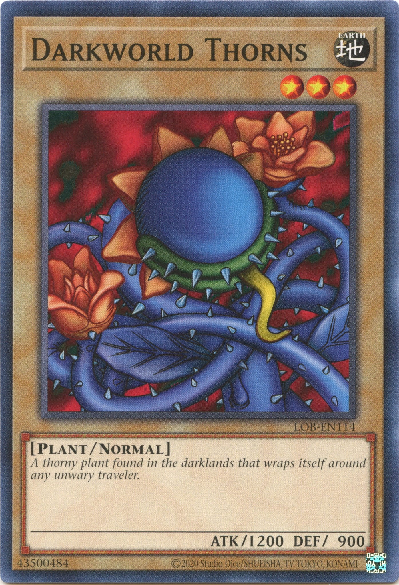 Darkworld Thorns (25th Anniversary) [LOB-EN114] Common | Jomio and Rueliete's Cards and Comics
