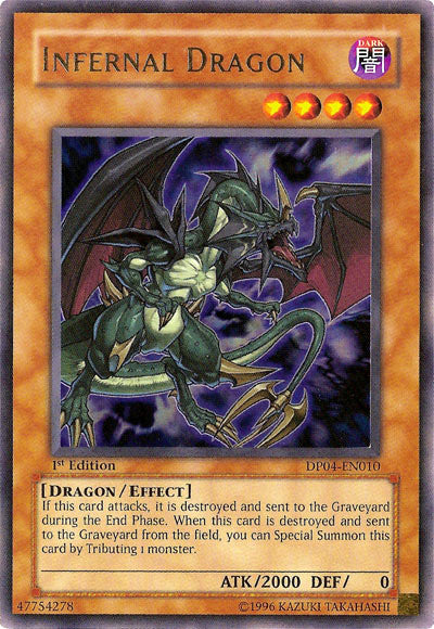 Infernal Dragon [DP04-EN010] Ultra Rare | Jomio and Rueliete's Cards and Comics