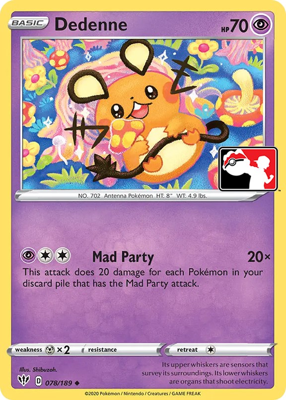Dedenne (078/189) [Prize Pack Series One] | Jomio and Rueliete's Cards and Comics
