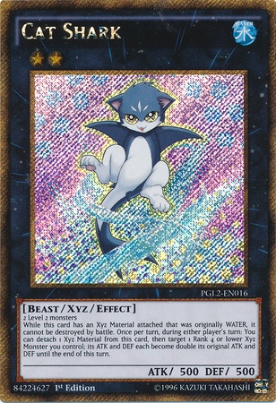 Cat Shark [PGL2-EN016] Gold Secret Rare | Jomio and Rueliete's Cards and Comics