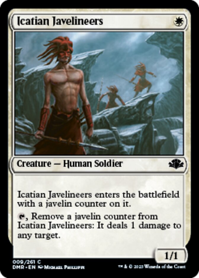 Icatian Javelineers [Dominaria Remastered] | Jomio and Rueliete's Cards and Comics