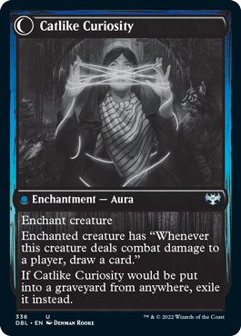 Mischievous Catgeist // Catlike Curiosity [Innistrad: Double Feature] | Jomio and Rueliete's Cards and Comics