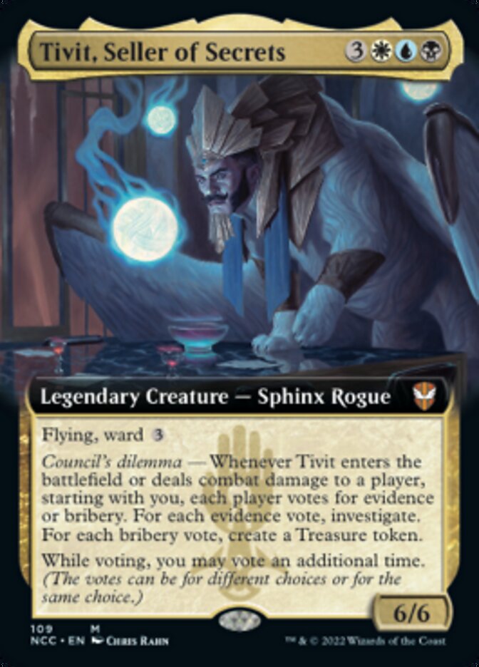 Tivit, Seller of Secrets (Extended Art) [Streets of New Capenna Commander] | Jomio and Rueliete's Cards and Comics