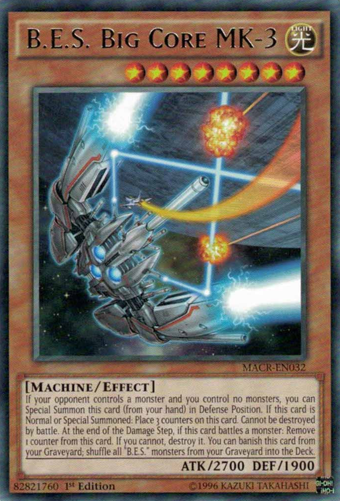 B.E.S. Big Core MK-3 [MACR-EN032] Rare | Jomio and Rueliete's Cards and Comics