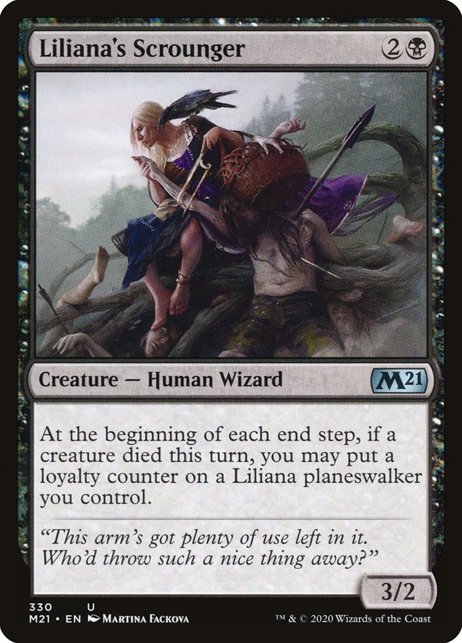 Liliana's Scrounger [Core Set 2021] | Jomio and Rueliete's Cards and Comics