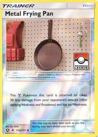 Metal Frying Pan (112a/131) (League Promo) [Sun & Moon: Forbidden Light] | Jomio and Rueliete's Cards and Comics