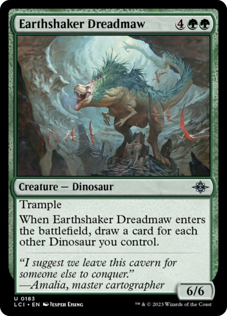 Earthshaker Dreadmaw [The Lost Caverns of Ixalan] | Jomio and Rueliete's Cards and Comics