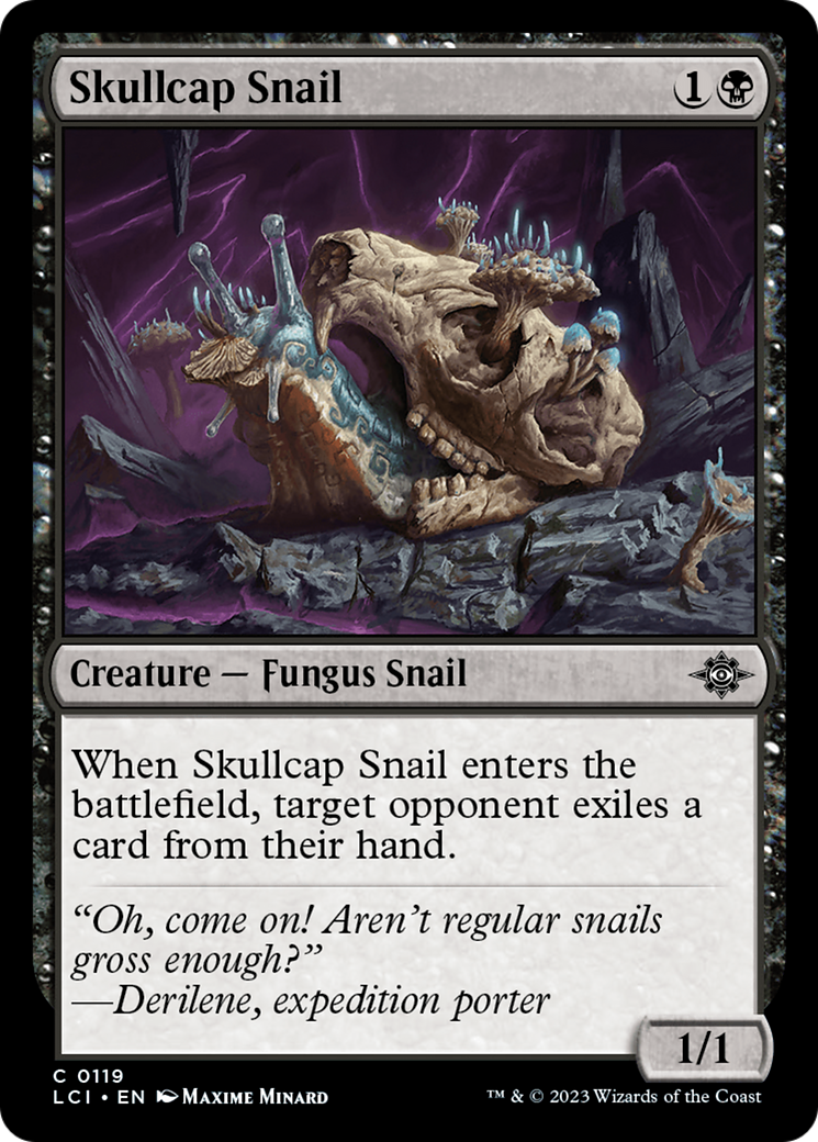 Skullcap Snail [The Lost Caverns of Ixalan] | Jomio and Rueliete's Cards and Comics