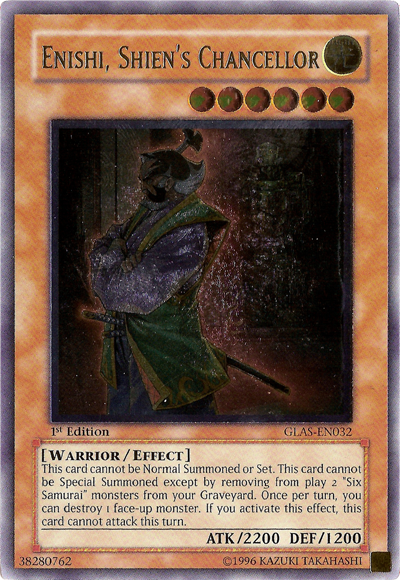 Enishi, Shien's Chancellor (UTR) [GLAS-EN032] Ultimate Rare | Jomio and Rueliete's Cards and Comics