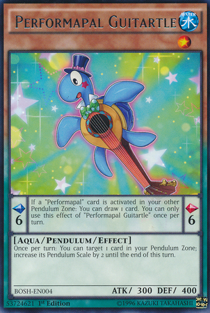 Performapal Guitartle [BOSH-EN004] Rare | Jomio and Rueliete's Cards and Comics