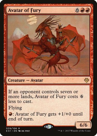 Avatar of Fury [Archenemy: Nicol Bolas] | Jomio and Rueliete's Cards and Comics