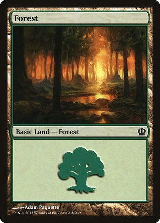 Forest (248) [Theros] | Jomio and Rueliete's Cards and Comics