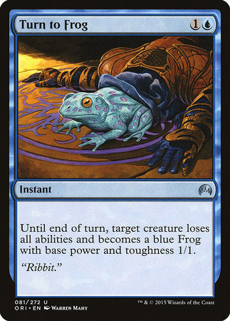 Turn to Frog [Magic Origins] | Jomio and Rueliete's Cards and Comics