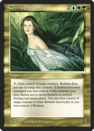 Rubinia Soulsinger [Legends] | Jomio and Rueliete's Cards and Comics