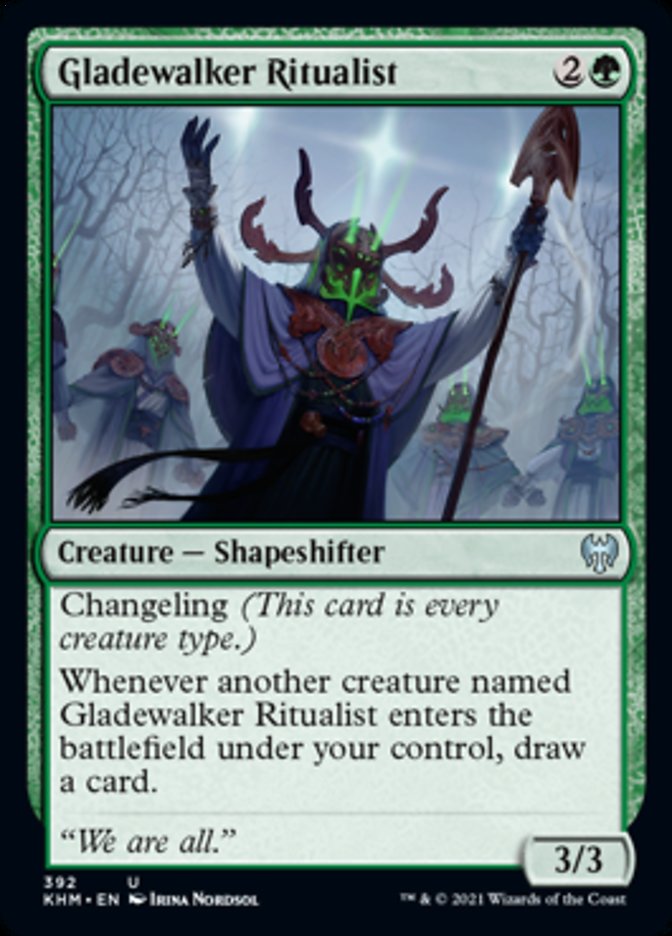 Gladewalker Ritualist [Kaldheim] | Jomio and Rueliete's Cards and Comics