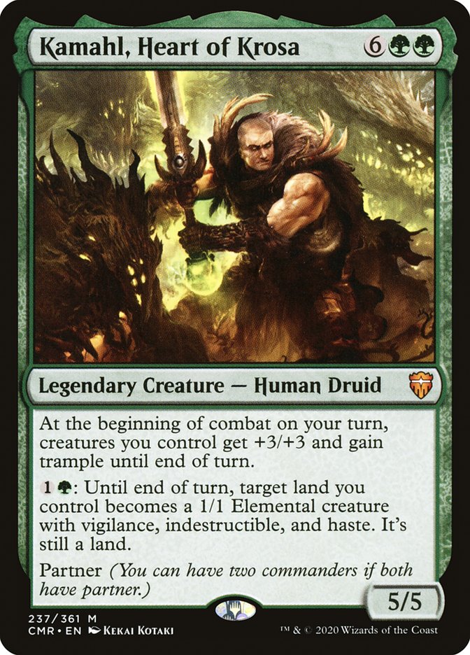 Kamahl, Heart of Krosa [Commander Legends] | Jomio and Rueliete's Cards and Comics