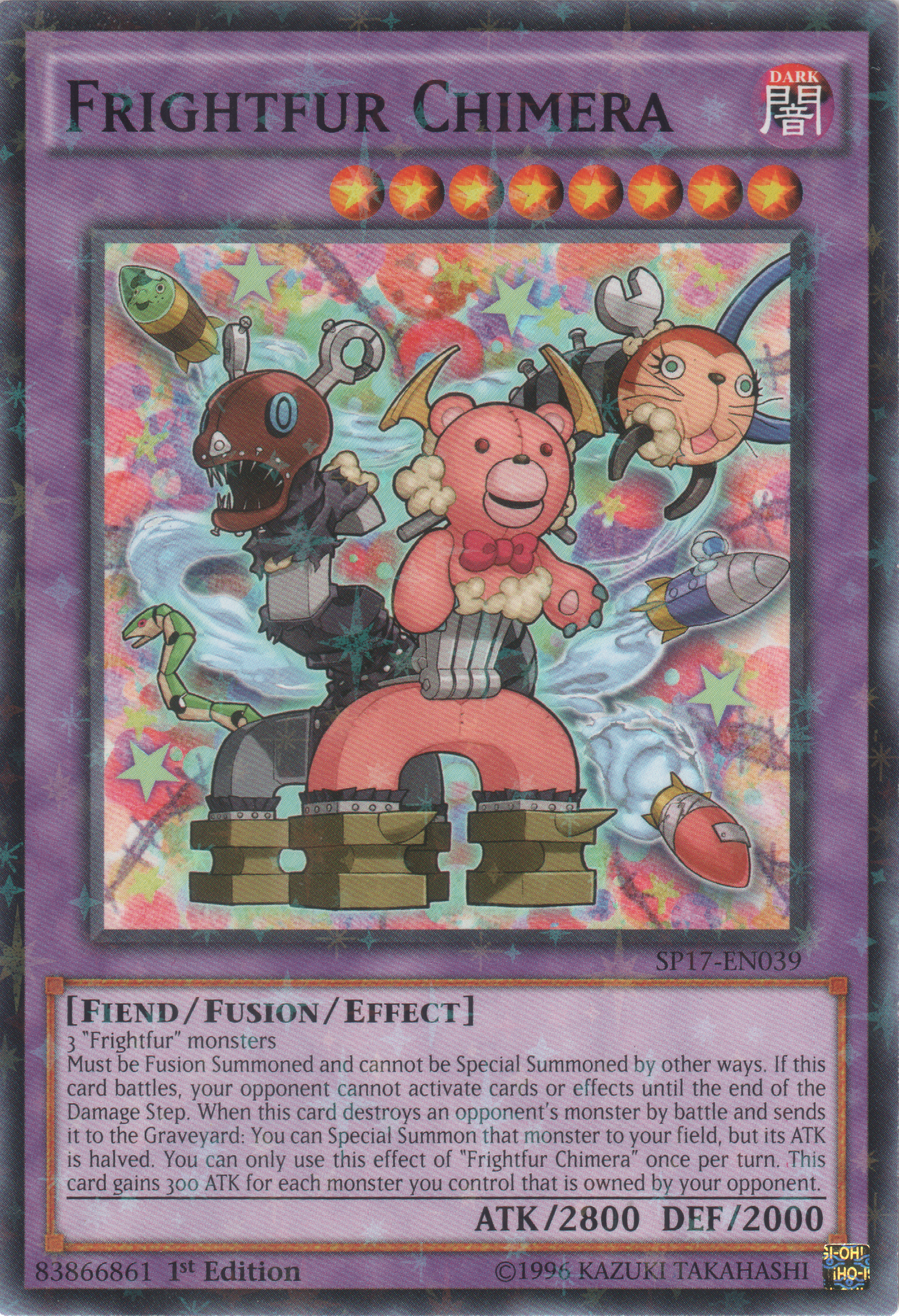 Frightfur Chimera (Starfoil) [SP17-EN039] Starfoil Rare | Jomio and Rueliete's Cards and Comics