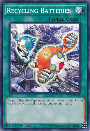 Recycling Batteries [BP03-EN158] Common | Jomio and Rueliete's Cards and Comics