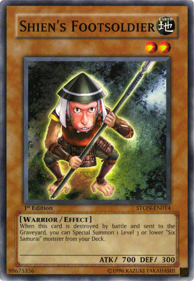 Shien's Footsoldier [STON-EN014] Common | Jomio and Rueliete's Cards and Comics