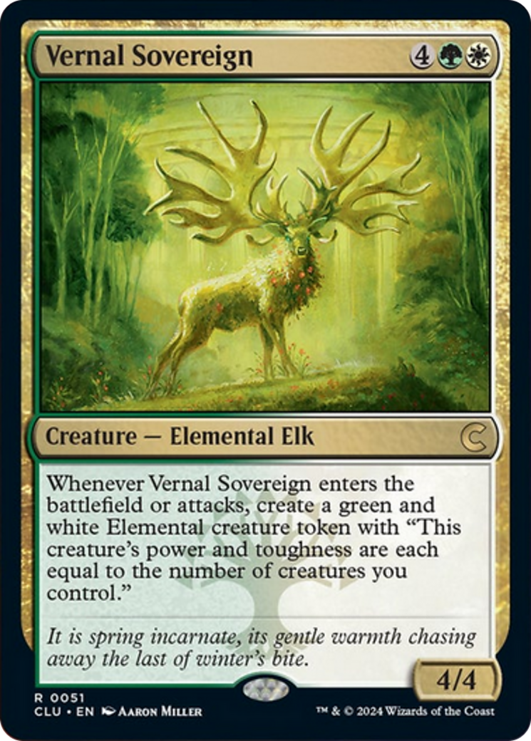 Vernal Sovereign [Ravnica: Clue Edition] | Jomio and Rueliete's Cards and Comics