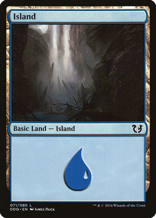Island (71) [Duel Decks: Blessed vs. Cursed] | Jomio and Rueliete's Cards and Comics