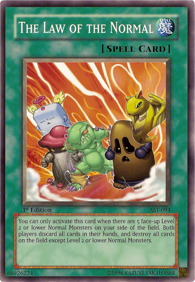 The Law of the Normal [AST-094] Common | Jomio and Rueliete's Cards and Comics