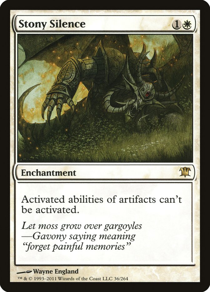 Stony Silence [Innistrad] | Jomio and Rueliete's Cards and Comics