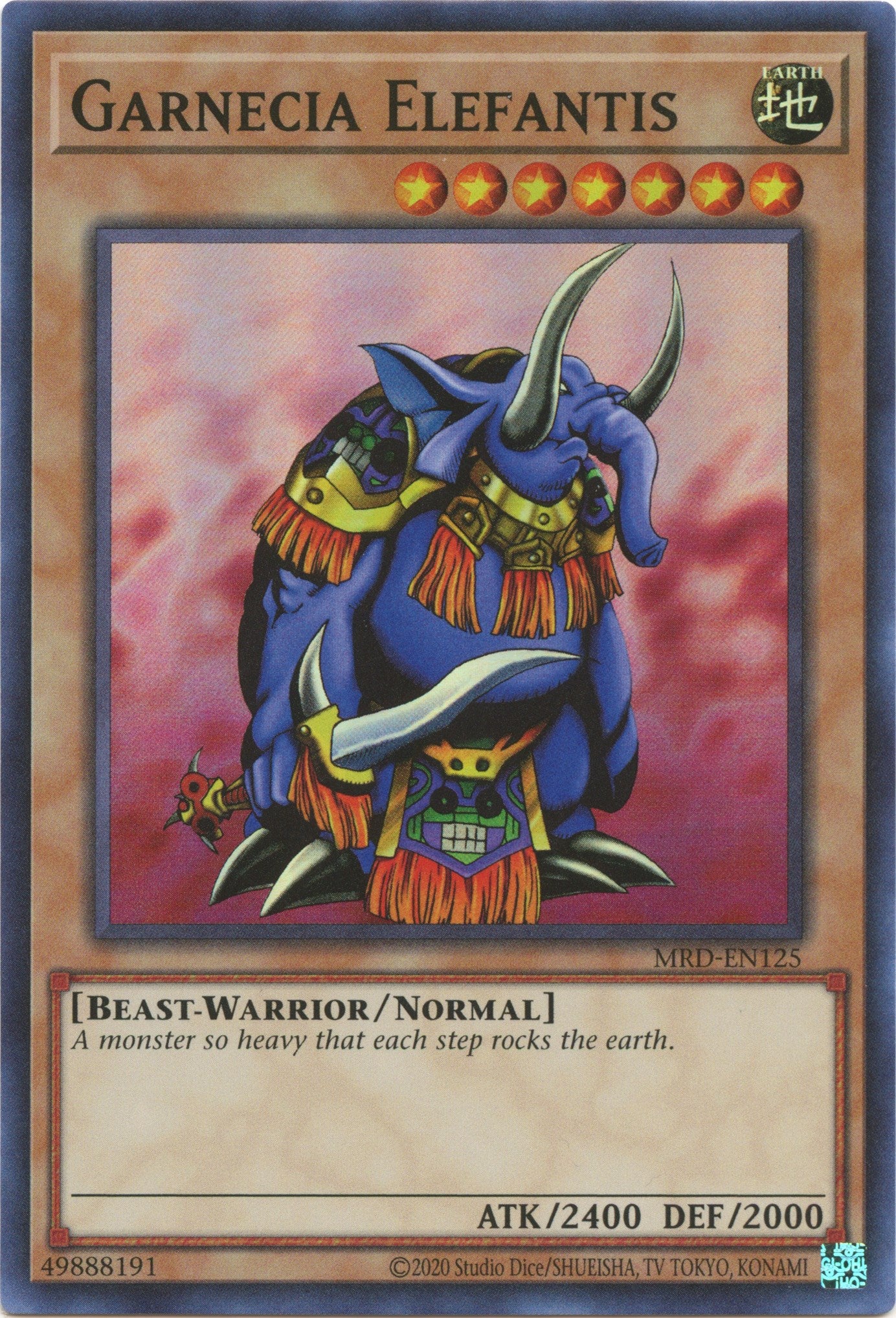 Garnecia Elefantis (25th Anniversary) [MRD-EN125] Super Rare | Jomio and Rueliete's Cards and Comics