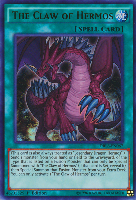 The Claw of Hermos [DRL3-EN067] Ultra Rare | Jomio and Rueliete's Cards and Comics
