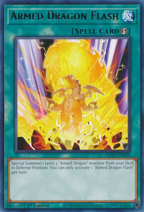 Armed Dragon Flash [MP22-EN029] Rare | Jomio and Rueliete's Cards and Comics