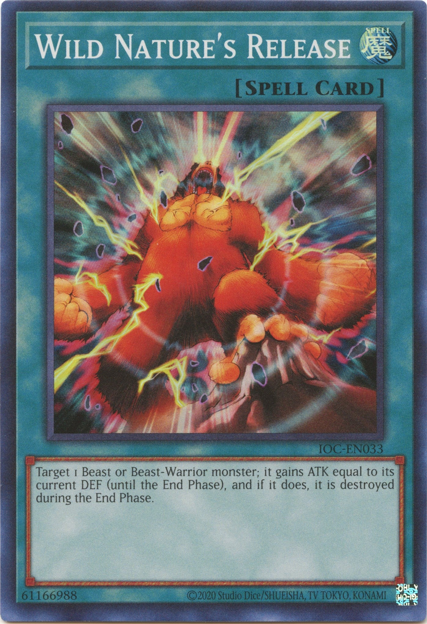 Wild Nature's Release (25th Anniversary) [IOC-EN033] Super Rare | Jomio and Rueliete's Cards and Comics