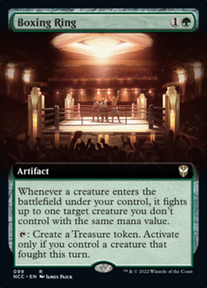 Boxing Ring (Extended Art) [Streets of New Capenna Commander] | Jomio and Rueliete's Cards and Comics