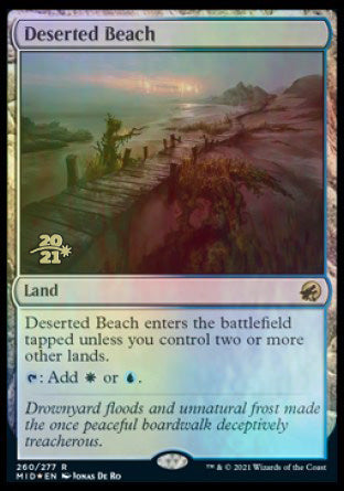 Deserted Beach [Innistrad: Midnight Hunt Prerelease Promos] | Jomio and Rueliete's Cards and Comics