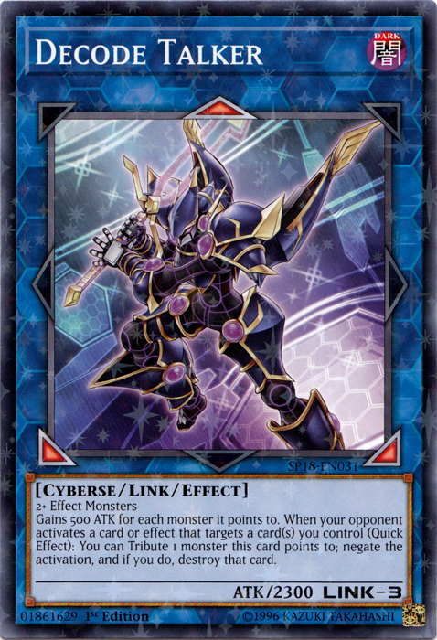 Decode Talker [SP18-EN031] Starfoil Rare | Jomio and Rueliete's Cards and Comics
