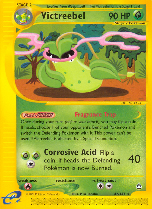 Victreebel (42/147) [Aquapolis] | Jomio and Rueliete's Cards and Comics