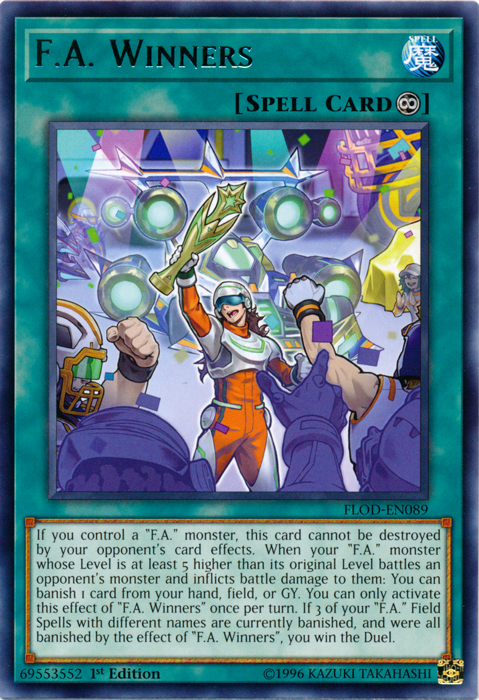 F.A. Winners [FLOD-EN089] Rare | Jomio and Rueliete's Cards and Comics