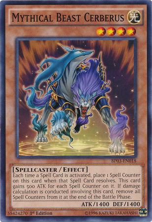 Mythical Beast Cerberus [BP03-EN018] Common | Jomio and Rueliete's Cards and Comics