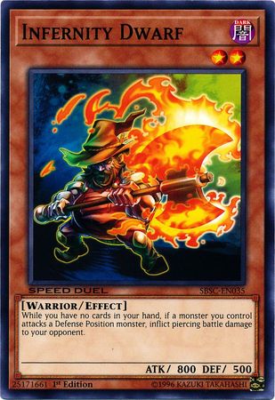 Infernity Dwarf [SBSC-EN035] Common | Jomio and Rueliete's Cards and Comics