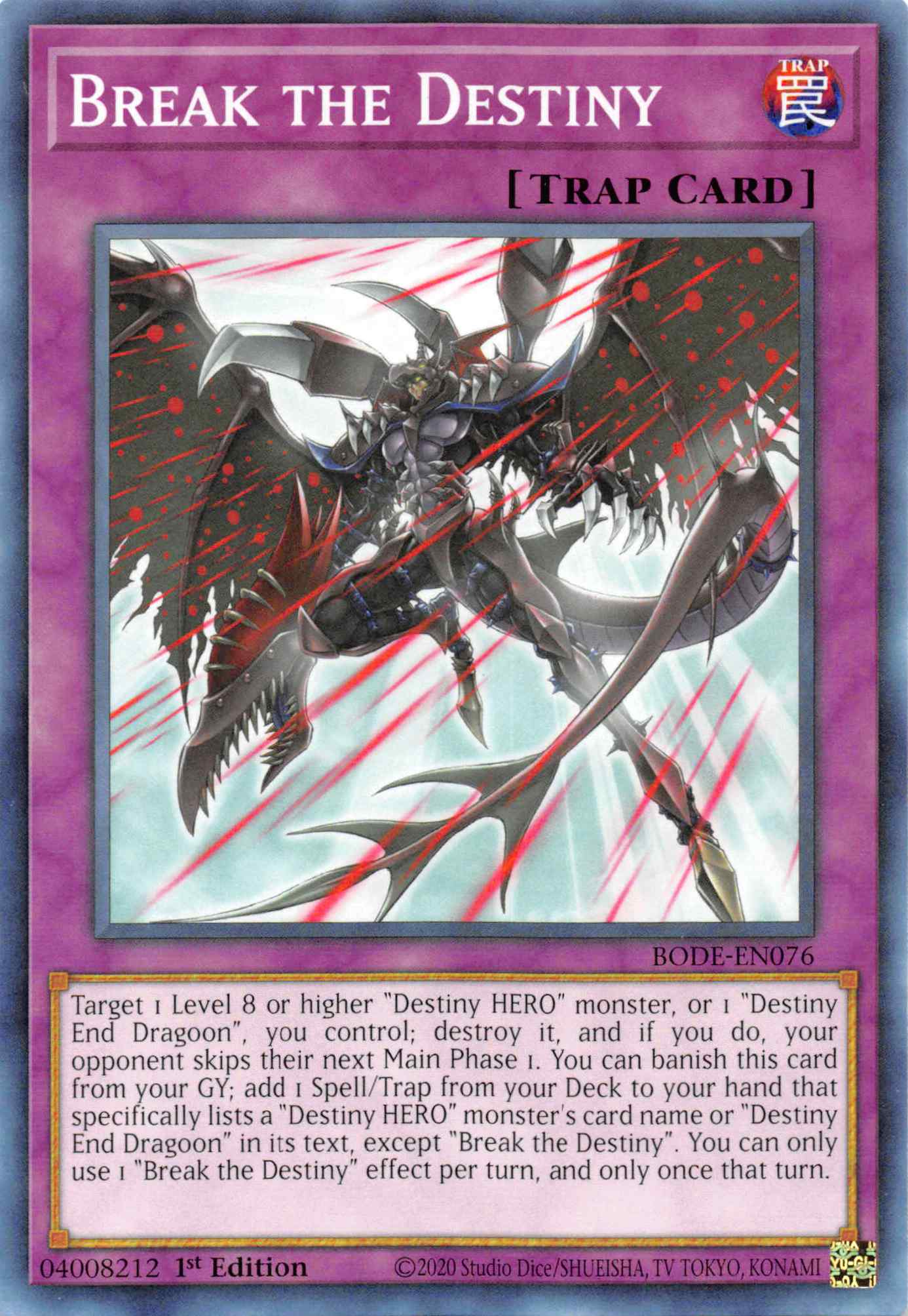 Break the Destiny [BODE-EN076] Common | Jomio and Rueliete's Cards and Comics