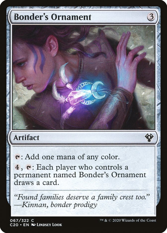 Bonder's Ornament [Commander 2020] | Jomio and Rueliete's Cards and Comics