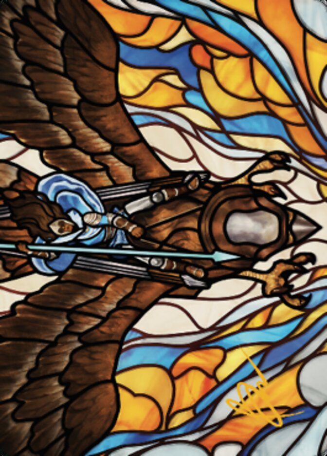 Tura Kennerud, Skyknight Art Card (Gold-Stamped Signature) [Dominaria United Art Series] | Jomio and Rueliete's Cards and Comics