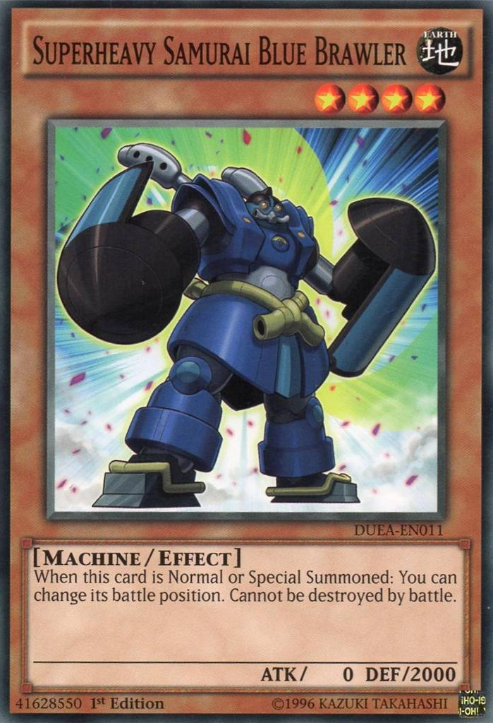 Superheavy Samurai Blue Brawler [DUEA-EN011] Common | Jomio and Rueliete's Cards and Comics