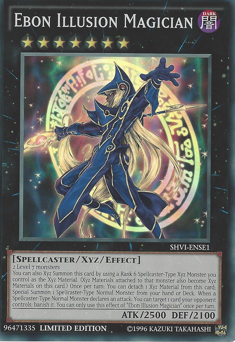 Ebon Illusion Magician [SHVI-ENSE1] Super Rare | Jomio and Rueliete's Cards and Comics