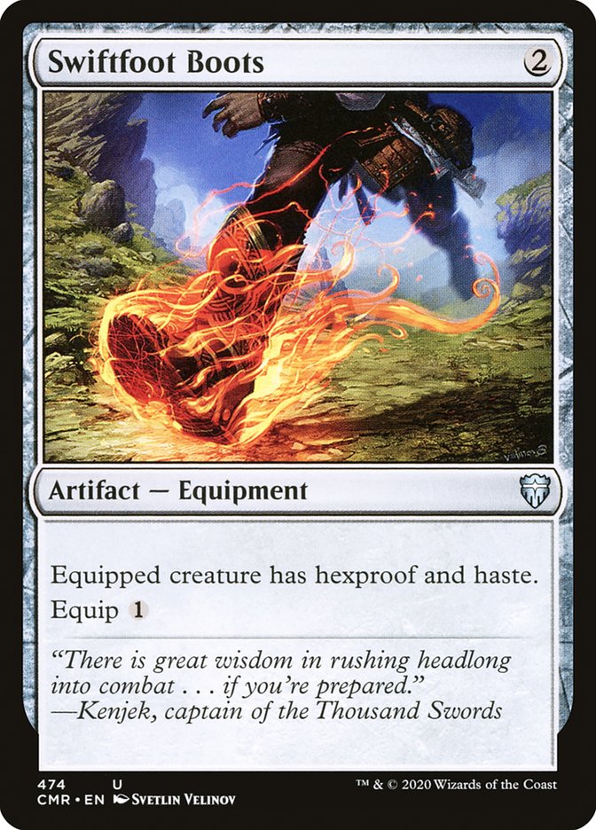 Swiftfoot Boots [Commander Legends] | Jomio and Rueliete's Cards and Comics