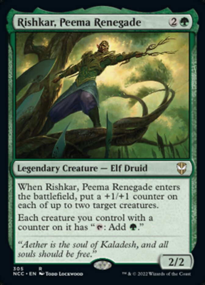 Rishkar, Peema Renegade [Streets of New Capenna Commander] | Jomio and Rueliete's Cards and Comics