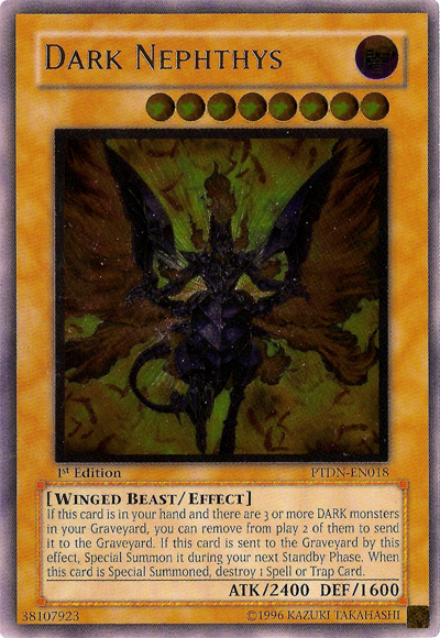 Dark Nephthys (UTR) [PTDN-EN018] Ultimate Rare | Jomio and Rueliete's Cards and Comics