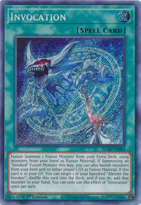Invocation [BLAR-EN084] Secret Rare | Jomio and Rueliete's Cards and Comics