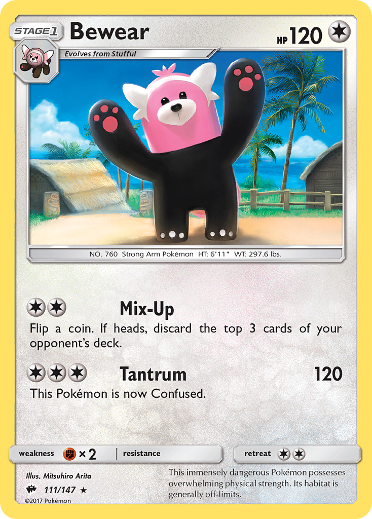 Bewear (111/147) [Sun & Moon: Burning Shadows] | Jomio and Rueliete's Cards and Comics