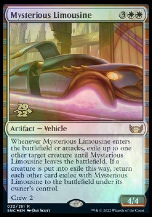 Mysterious Limousine [Streets of New Capenna Prerelease Promos] | Jomio and Rueliete's Cards and Comics